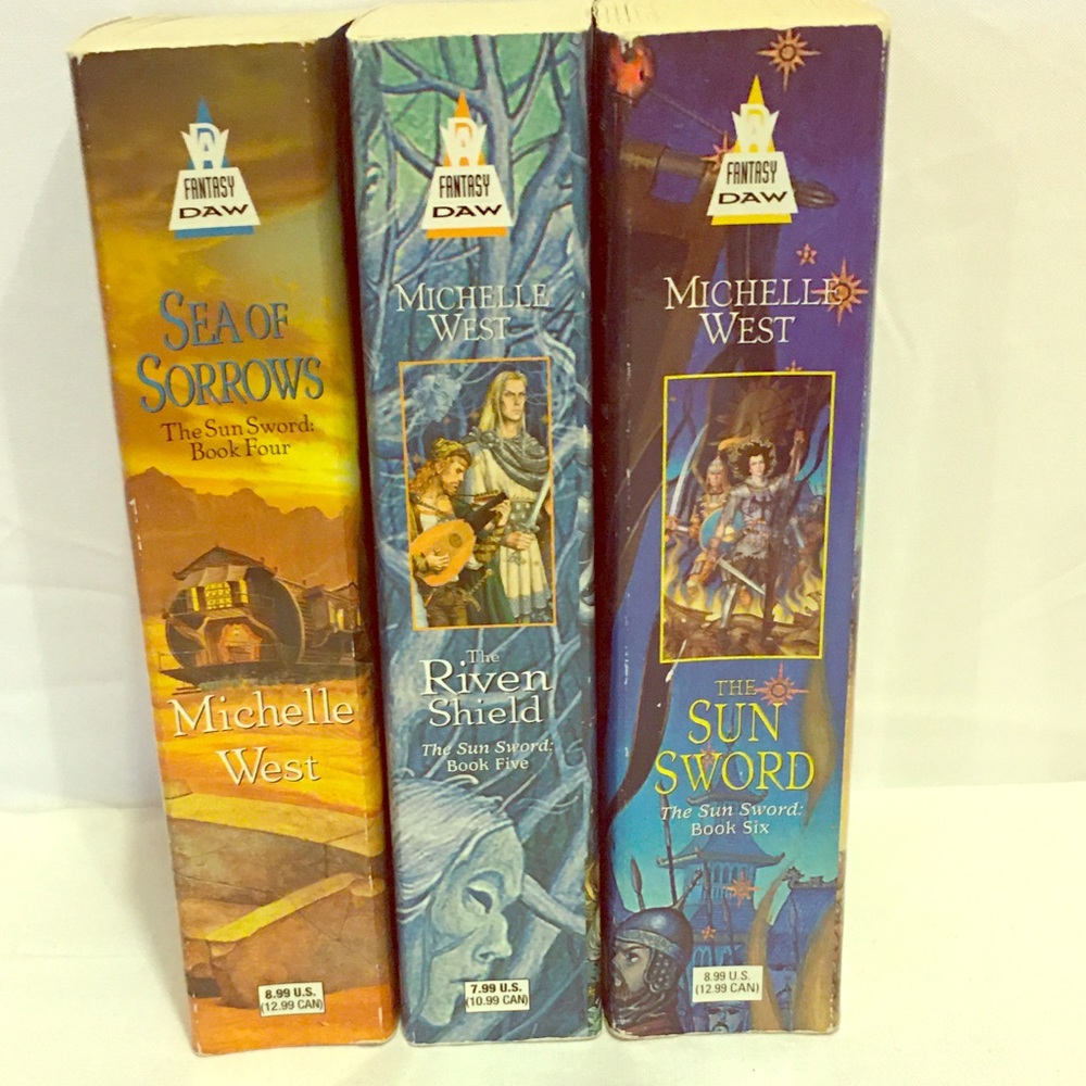 Michelle West paperbacks The Sun Soward series 4-6